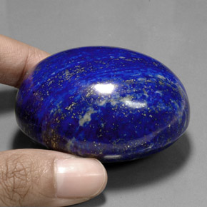 Lapislazzuli naturale blu da 570,00 ct, taglio ovale, opaco