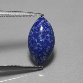 Lapislazzuli naturale blu da 1,60 ct, marchesa, opaco