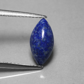 Lapislazzuli naturale blu da 1,54 ct, marchesa, opaco