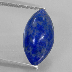 Lapislazzuli naturale blu da 2,33 ct, marchesa, opaco