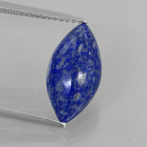 Lapislazzuli naturale blu da 3,29 ct, marchesa, opaco