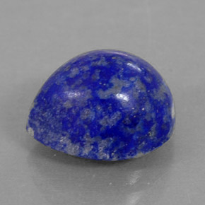 Lapislazzuli naturale blu da 3,51 ct, taglio a pera, opaco