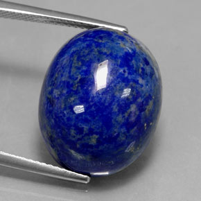 Lapislazzuli naturale blu da 25,84 ct, taglio ovale, opaco
