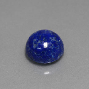 Lapislazzuli naturale blu da 2,66 ct, taglio rotondo, opaco