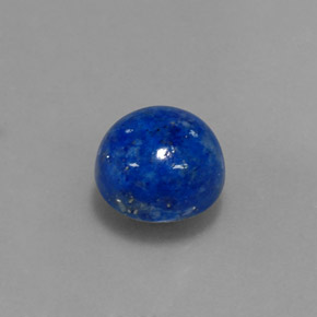 Lapislazzuli naturale blu da 3,61 ct, taglio rotondo, opaco