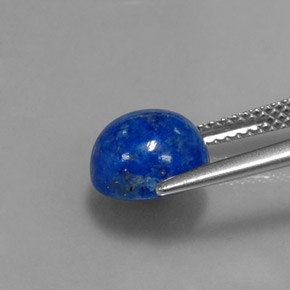 Lapislazzuli naturale blu da 3,61 ct, taglio rotondo, opaco