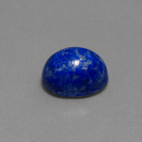 Lapislazzuli naturale blu da 2,91 ct, taglio ovale, opaco