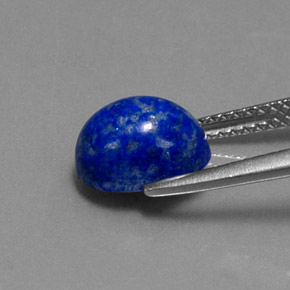 Lapislazzuli naturale blu da 2,91 ct, taglio ovale, opaco
