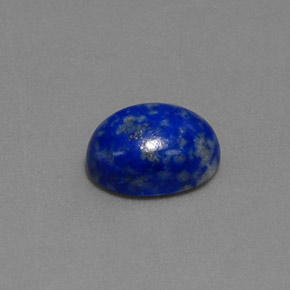 Lapislazzuli naturale blu da 2,30 ct, taglio ovale, opaco