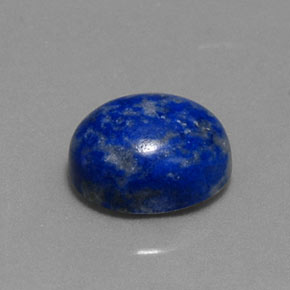 Lapislazzuli naturale blu da 3,70 ct, taglio ovale, opaco