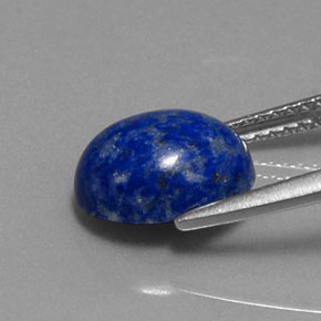 Lapislazzuli naturale blu da 3,22 ct, taglio ovale, opaco
