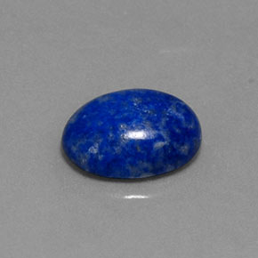 Lapislazzuli naturale blu da 2,15 ct, taglio ovale, opaco