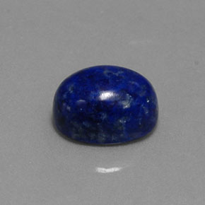 Lapislazzuli naturale blu da 2,89 ct, taglio ovale, opaco