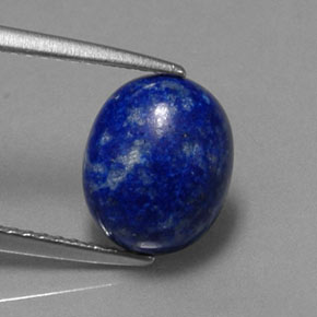 Lapislazzuli naturale blu da 3,23 ct, taglio ovale, opaco