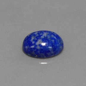 Lapislazzuli naturale blu da 1,67 ct, taglio ovale, opaco