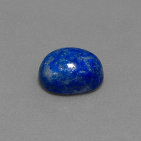 Lapislazzuli naturale blu da 2,50 ct, taglio ovale, opaco