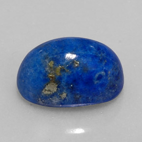 Lapislazzuli naturale blu da 5,85 ct, taglio ovale, opaco