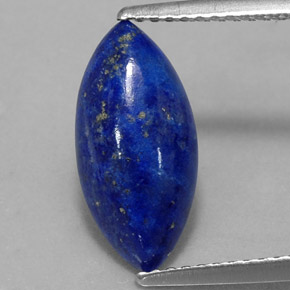 Lapislazzuli naturale blu da 2,84 ct, marchesa, opaco