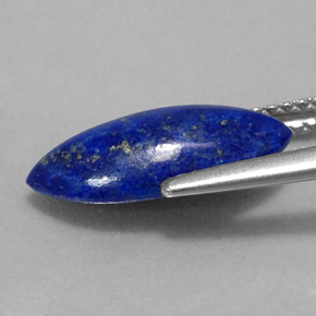 Lapislazzuli naturale blu da 2,84 ct, marchesa, opaco