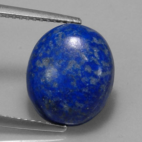 Lapislazzuli naturale blu da 5,86 ct, taglio ovale, opaco