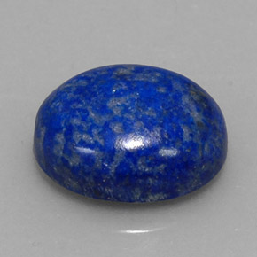Lapislazzuli naturale blu da 5,86 ct, taglio ovale, opaco
