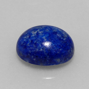 Lapislazzuli naturale blu da 4,01 ct, taglio ovale, opaco