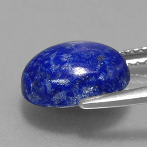 Lapislazzuli naturale blu da 3,13 ct, taglio ovale, opaco