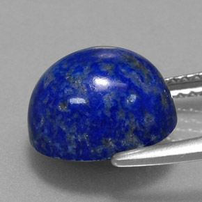 Lapislazzuli naturale blu da 4,27 ct, taglio ovale, opaco