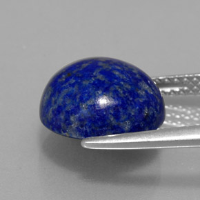Lapislazzuli naturale blu da 5,82 ct, taglio rotondo, opaco