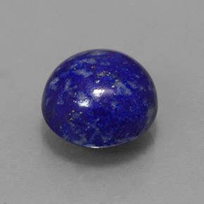 Lapislazzuli naturale blu da 3,58 ct, taglio rotondo, opaco