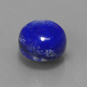 Lapislazzuli naturale blu da 3,53 ct, taglio rotondo, opaco