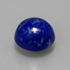 Lapislazzuli naturale blu da 3,48 ct, taglio rotondo, opaco