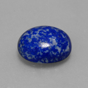 Lapislazzuli naturale blu da 3,97 ct, taglio ovale, opaco