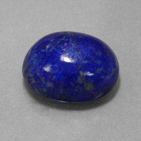Lapislazzuli naturale blu da 5,56 ct, taglio ovale, opaco