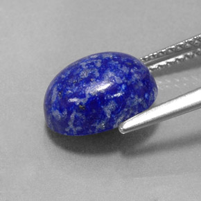 Lapislazzuli naturale blu da 3,62 ct, taglio ovale, opaco