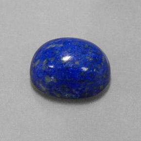Lapislazzuli naturale blu da 3,73 ct, taglio ovale, opaco