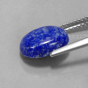 Lapislazzuli naturale blu da 2,76 ct, taglio ovale, opaco