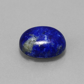 Lapislazzuli naturale blu da 2,82 ct, taglio ovale, opaco
