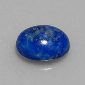 Lapislazzuli naturale blu da 3,04 ct, taglio ovale, opaco