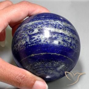 Lapislazzulo Blu navy naturale da 3000.00 ct, Sfera, Opaco