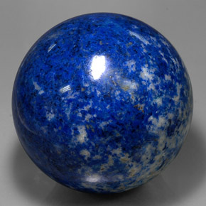 Lapislazzuli naturale blu da 2500,00 ct, sfera / palla, opaco