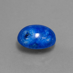Lapislazzuli naturale blu da 3,62 ct, taglio ovale, opaco