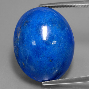 Lapislazzuli naturale blu da 29,54 ct, taglio ovale, opaco