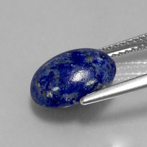 Lapislazzuli naturale blu da 3,49 ct, taglio ovale, opaco