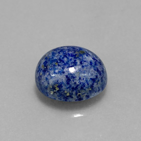 Lapislazzuli naturale blu da 3,08 ct, taglio ovale, opaco