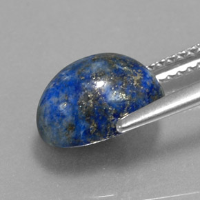 Lapislazzuli naturale blu da 3,52 ct, taglio ovale, opaco