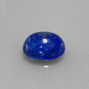 Lapislazzuli naturale blu da 3,50 ct, taglio ovale, opaco