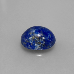 Lapislazzuli naturale blu da 3,38 ct, taglio ovale, opaco