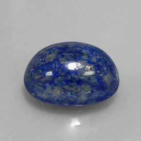 Lapislazzuli naturale blu da 6,40 ct, taglio ovale, opaco