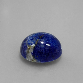 Lapislazzuli naturale blu da 4,35 ct, taglio ovale, opaco